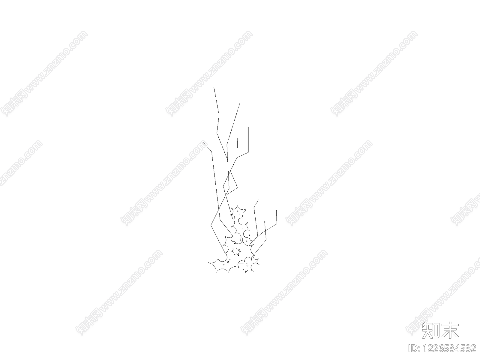 现代装饰线条CAD图纸