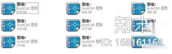 十种围墙施工大样图cad施工图下载【ID:168161169】