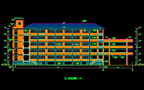 杭州余杭区某中学建筑施工图带总图施工图下载【ID:151561127】