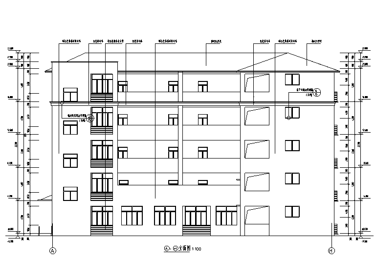 [四川]某中学教学楼综合楼全套施工图施工图下载【ID:160723175】