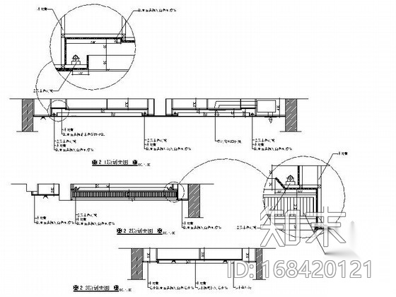 花园式三层别墅室内装修图cad施工图下载【ID:168420121】