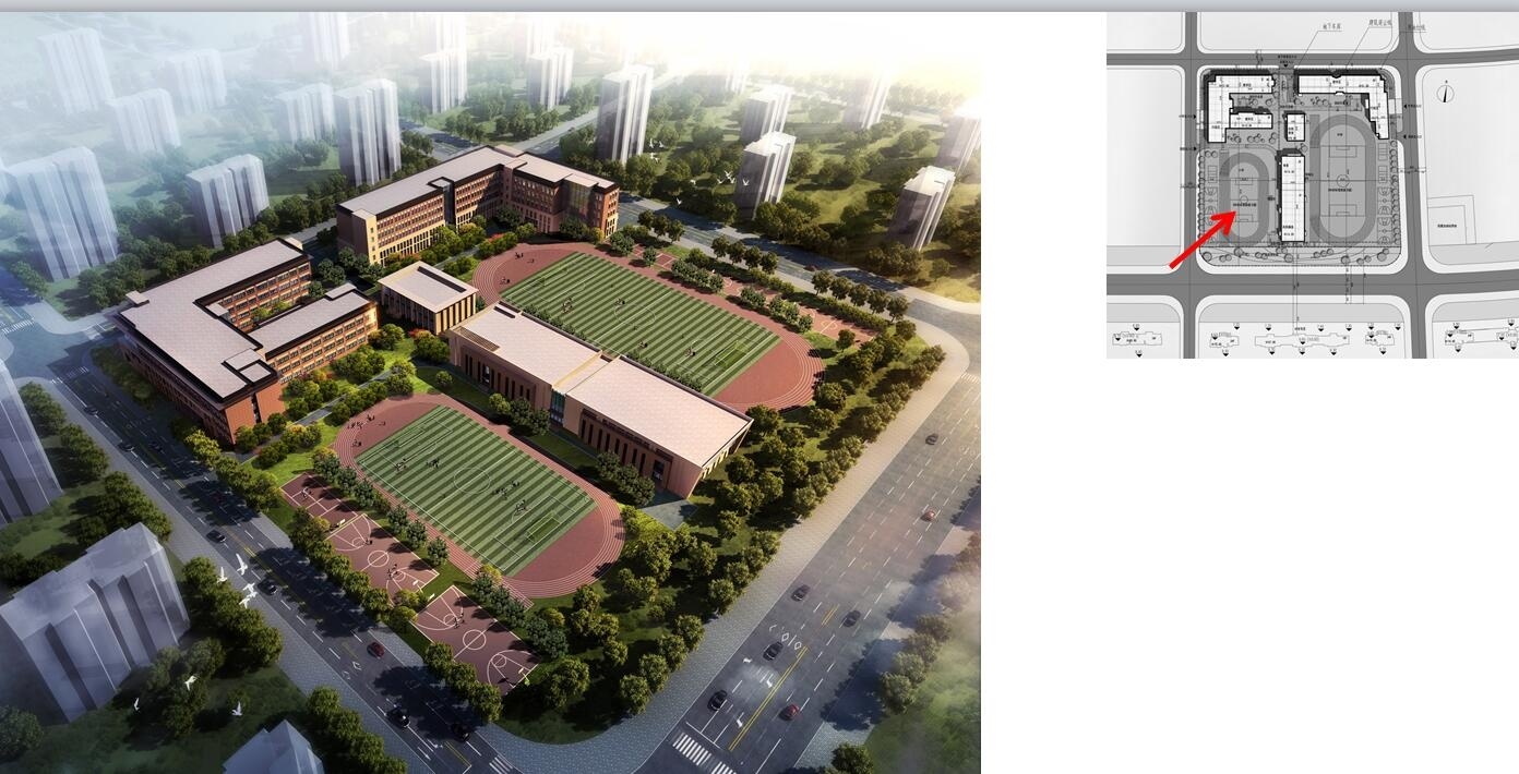 威海市职业中等专业学校方案文本施工图下载【ID:151548170】