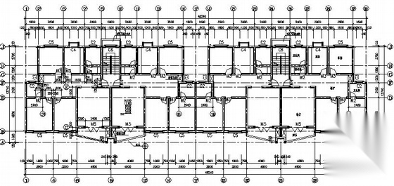 [湖北潜江市]某五层住宅楼建筑施工图施工图下载【ID:149843144】