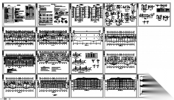 [湖北潜江市]某五层住宅楼建筑施工图施工图下载【ID:149843144】