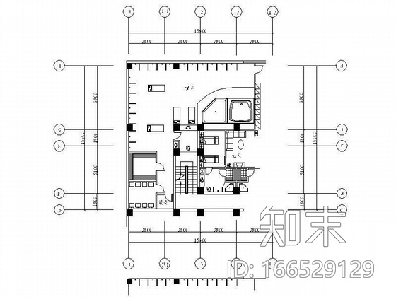 桑拿湿区装修图（含效果图）cad施工图下载【ID:166529129】
