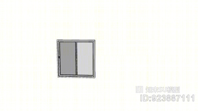 滑动窗口元素设计工作室SU模型下载【ID:923887111】
