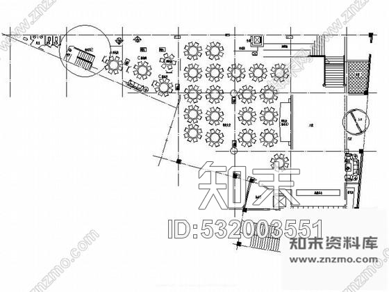 施工图北京现代风格海鲜酒楼室内装修施工图含高清效果图施工图下载【ID:532003551】