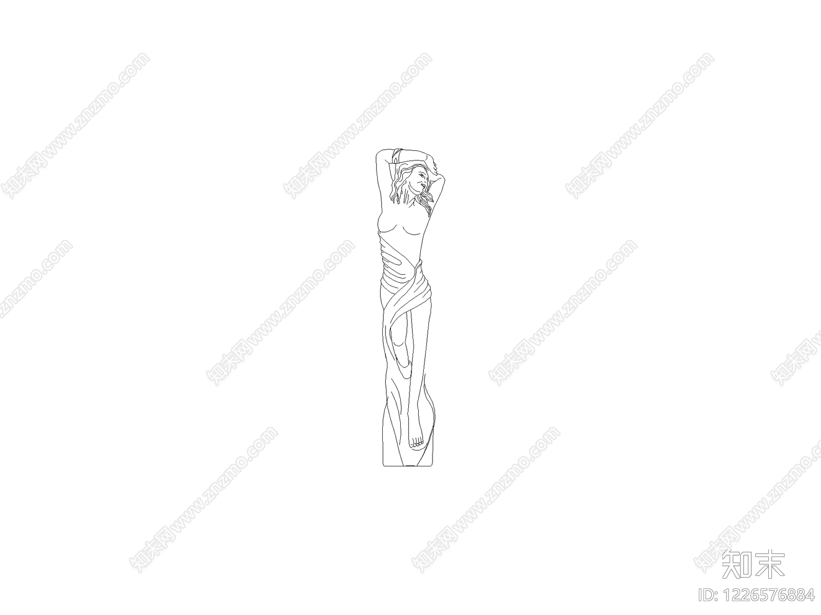 人物cad施工图下载【ID:1226576884】
