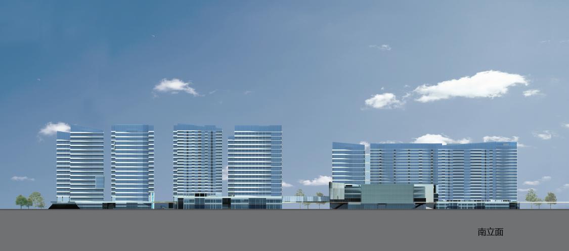 [深圳]高层横线线条立面城市综合体建筑设计方案文本cad施工图下载【ID:151738130】