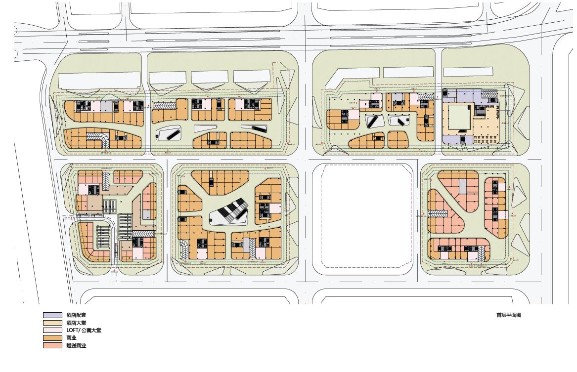 [深圳]高层横线线条立面城市综合体建筑设计方案文本cad施工图下载【ID:167513122】