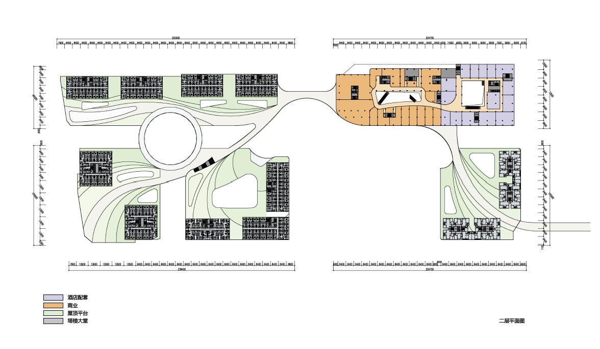 [深圳]高层横线线条立面城市综合体建筑设计方案文本cad施工图下载【ID:167513122】