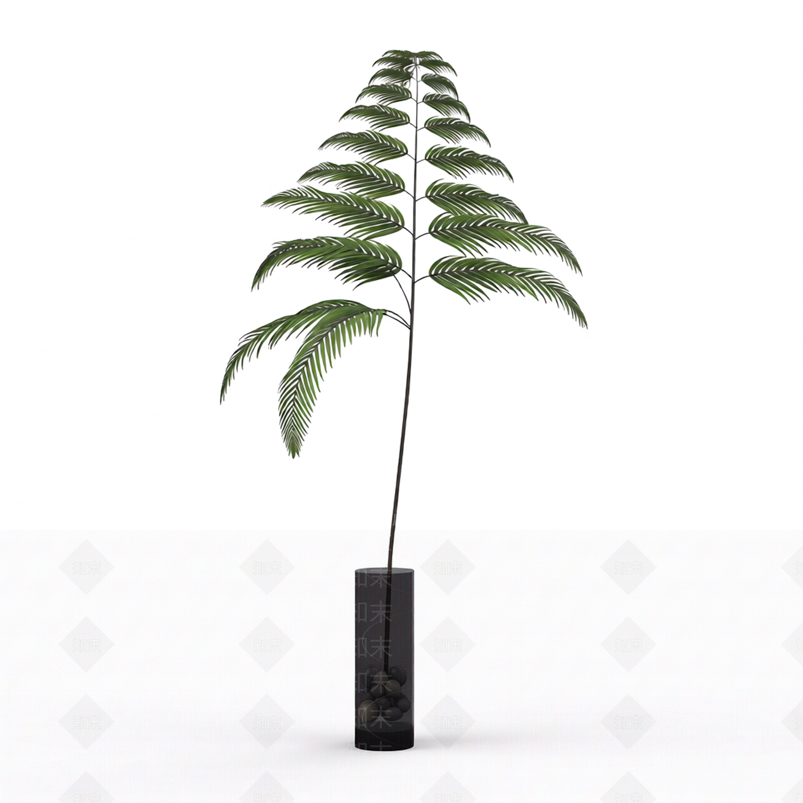 带盆绿植盆栽3D模型下载【ID:1206188698】
