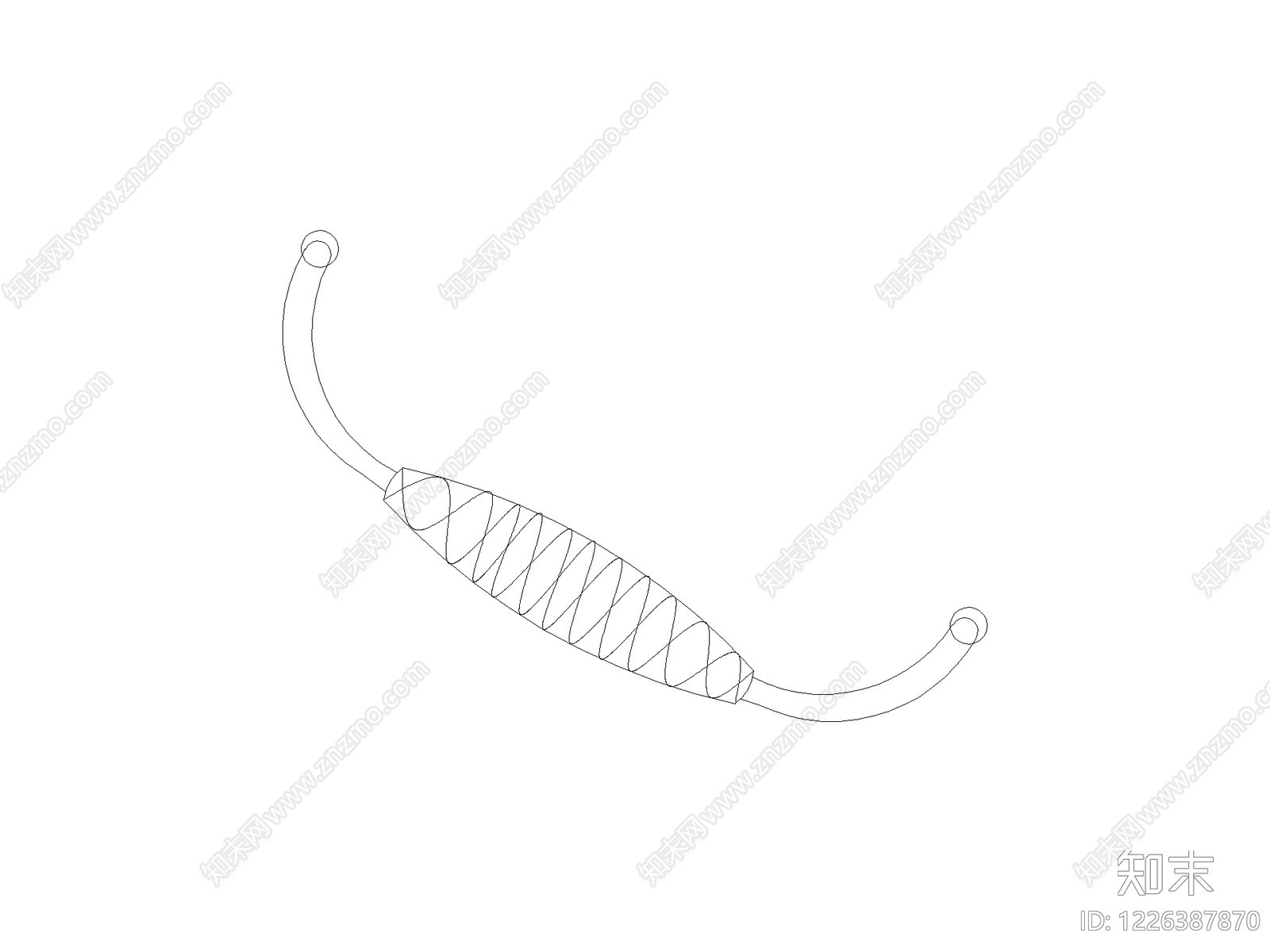 五金管件cad施工图下载【ID:1226387870】