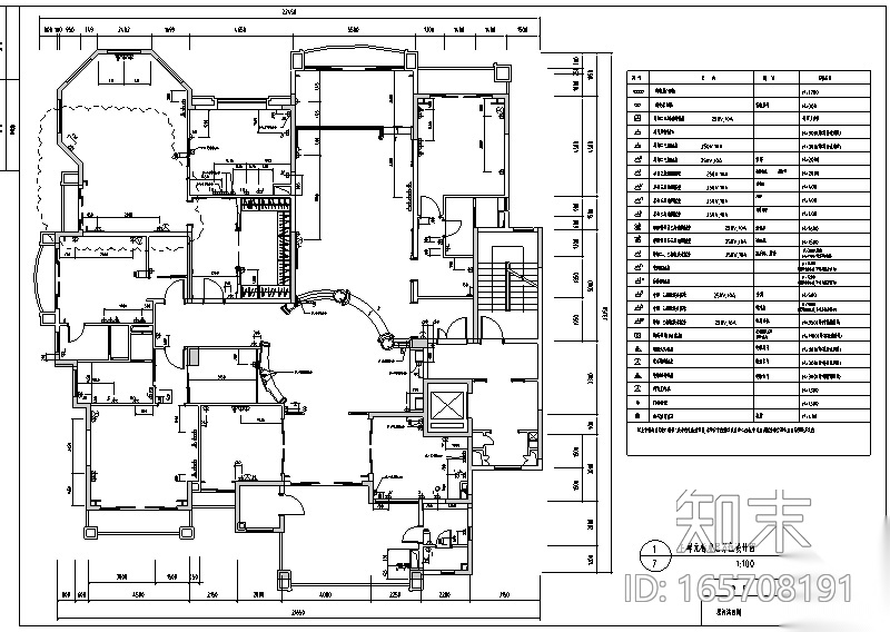 [北京]邱德光星河湾F型样板间施工图cad施工图下载【ID:165708191】