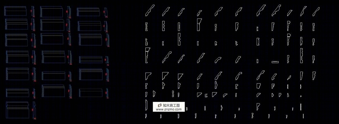 石膏线条施工图下载【ID:16904130】