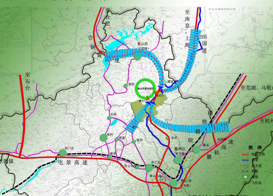 黄山汤口镇总体规划方案文本cad施工图下载【ID:151720176】