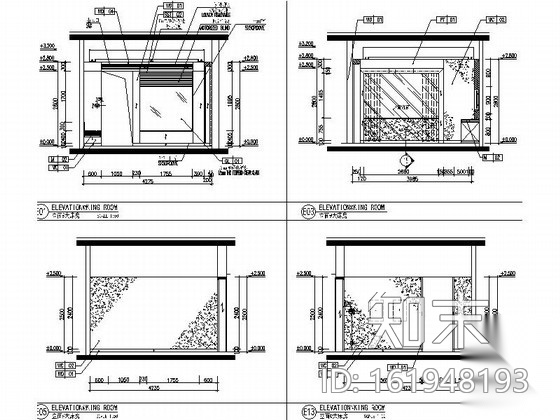 [河北]某五星级豪华酒店异型房室内装修施工图施工图下载【ID:161948193】