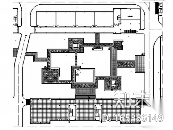 [浙江]中学景观绿化提升设计施工图cad施工图下载【ID:165386149】