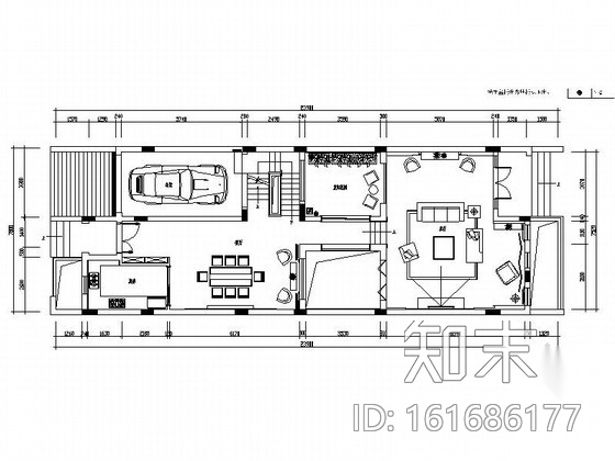 [海南]精装现代简约3层别墅室内设计全套CAD施工图（含...施工图下载【ID:161686177】