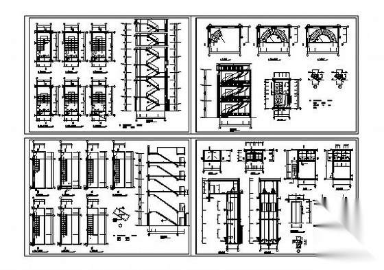 某十四层写字楼建筑施工图cad施工图下载【ID:151431165】