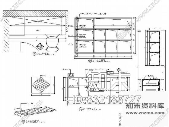 图块/节点现代办公室经理室办公桌详图施工图下载【ID:832185727】