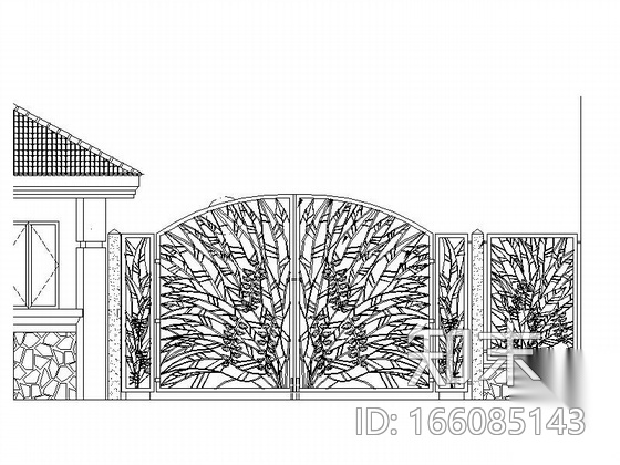 十五个入口大门设计方案图施工图下载【ID:166085143】