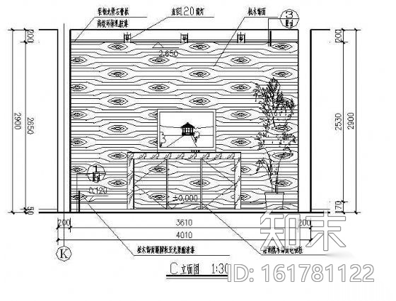 中式餐厅装修图（包间图纸）cad施工图下载【ID:161781122】