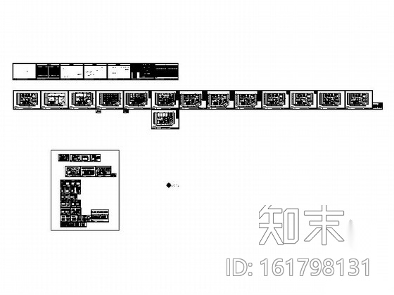 [佛山]花园小区招商办公室室内装修图cad施工图下载【ID:161798131】