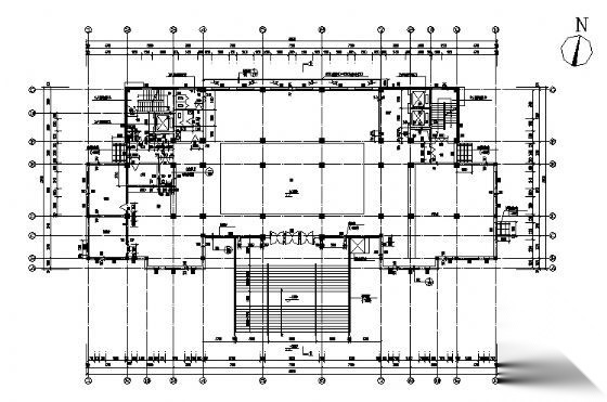 山西办公楼建筑施工图cad施工图下载【ID:151434123】