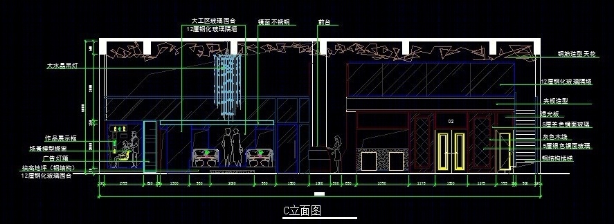 发廊施工图施工图下载【ID:36947165】