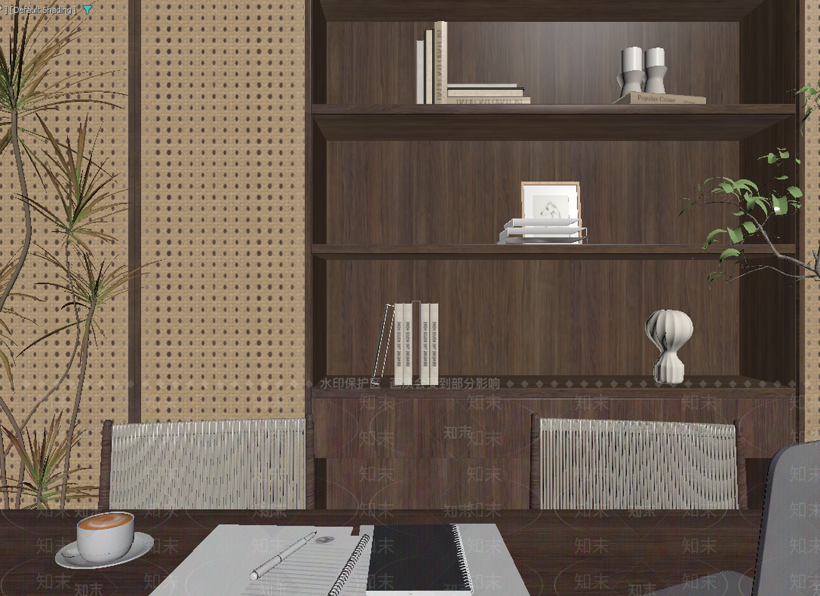 复古咖啡厅3D模型下载【ID:1214833704】