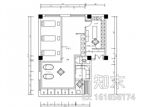 洗浴房设计方案图施工图下载【ID:161856174】