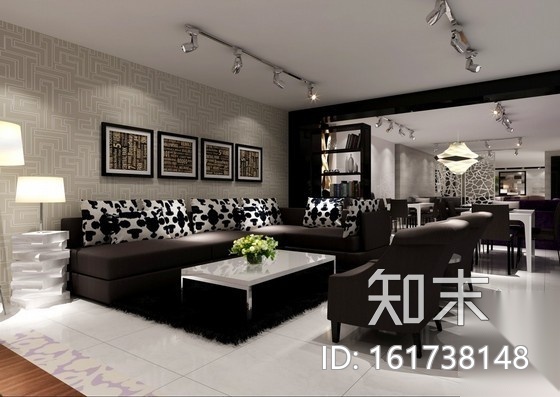 精品家具沙发专卖旗舰店室内装修图（含效果）施工图下载【ID:161738148】