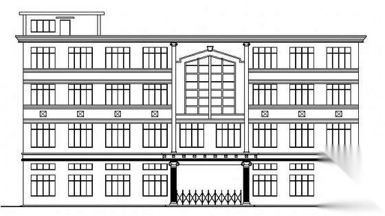 某四层综合楼建筑方案图施工图下载【ID:151508195】