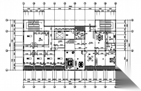 某四层综合楼建筑方案图cad施工图下载【ID:151508195】