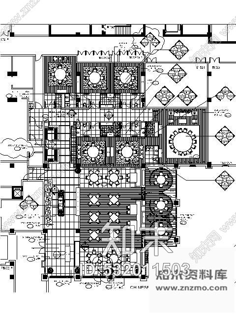 施工图五星级酒店中餐厅施工图cad施工图下载【ID:532011503】