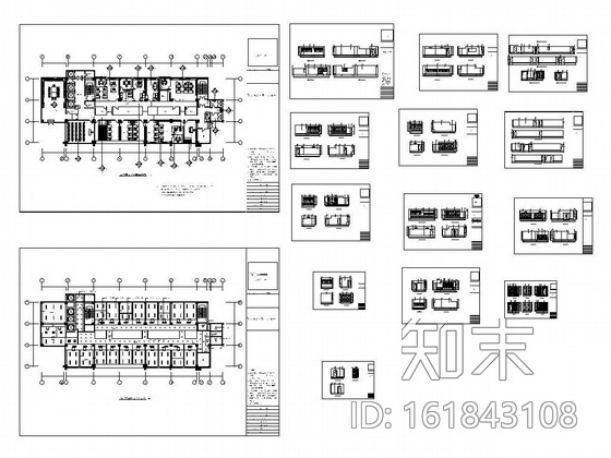 [江苏]某大酒店办公层装修图cad施工图下载【ID:161843108】