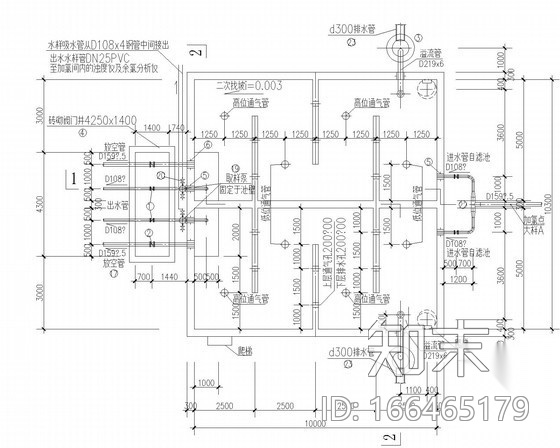 水库水净水厂设计施工图cad施工图下载【ID:166465179】