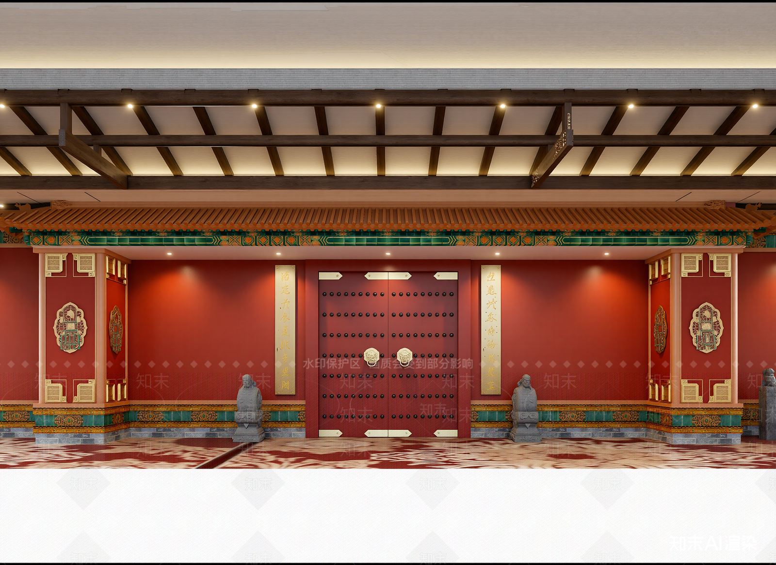 中式古建3D模型下载【ID:1214254969】
