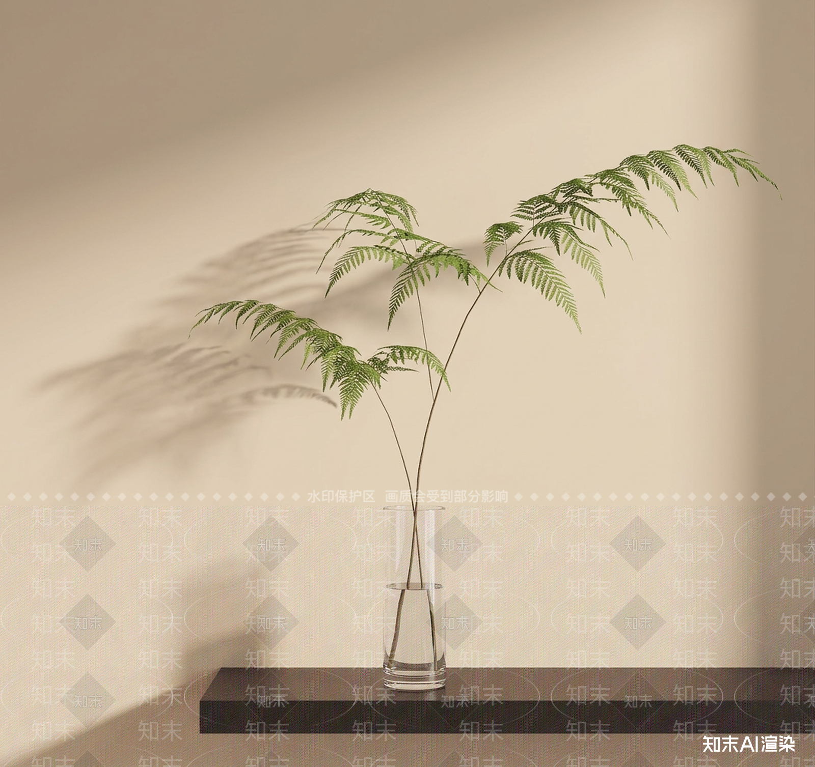 艺术绿植草本植物3D模型下载【ID:1227296282】