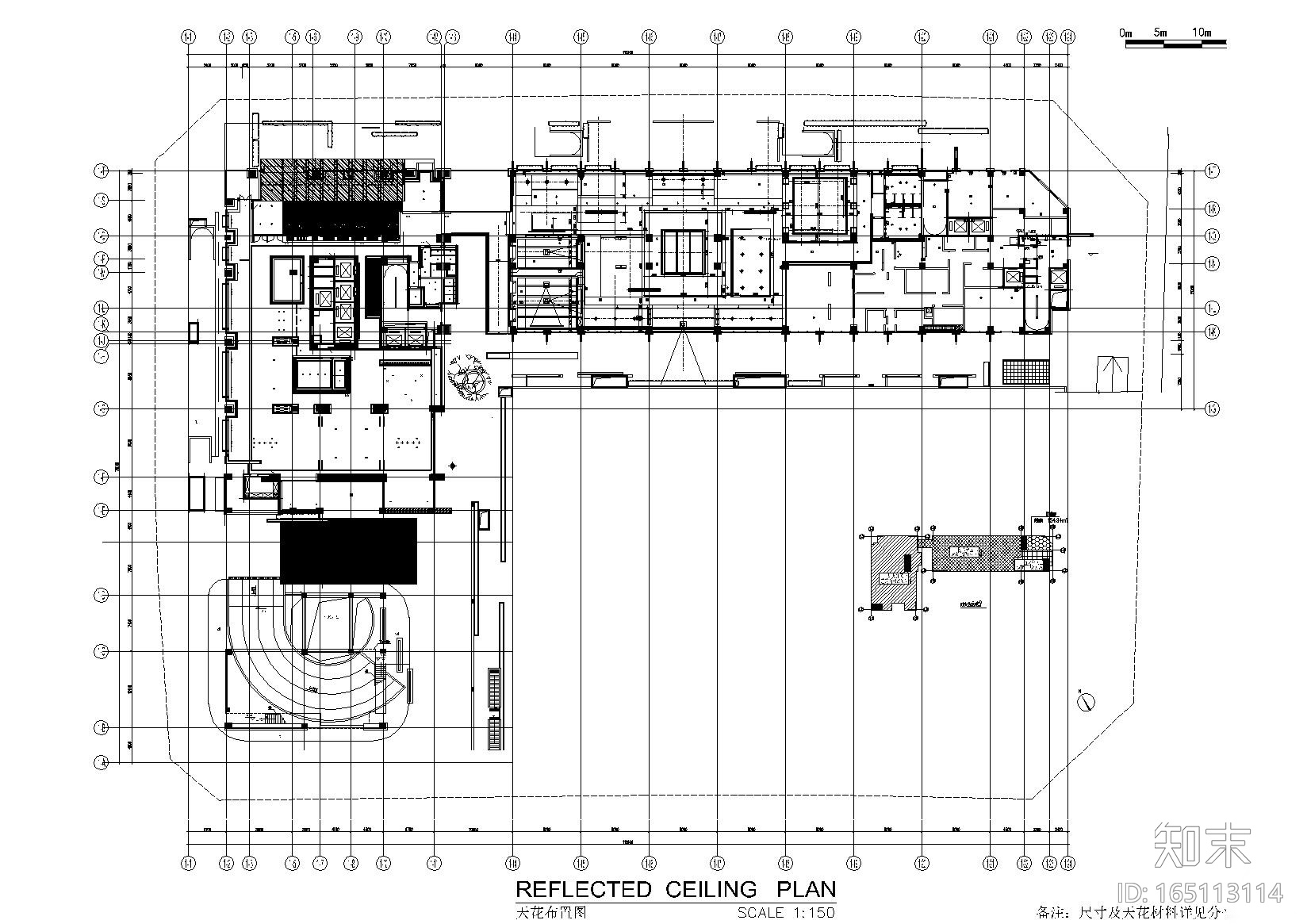 [福建]厦门希尔顿精选酒店施工图_附效果图cad施工图下载【ID:165113114】