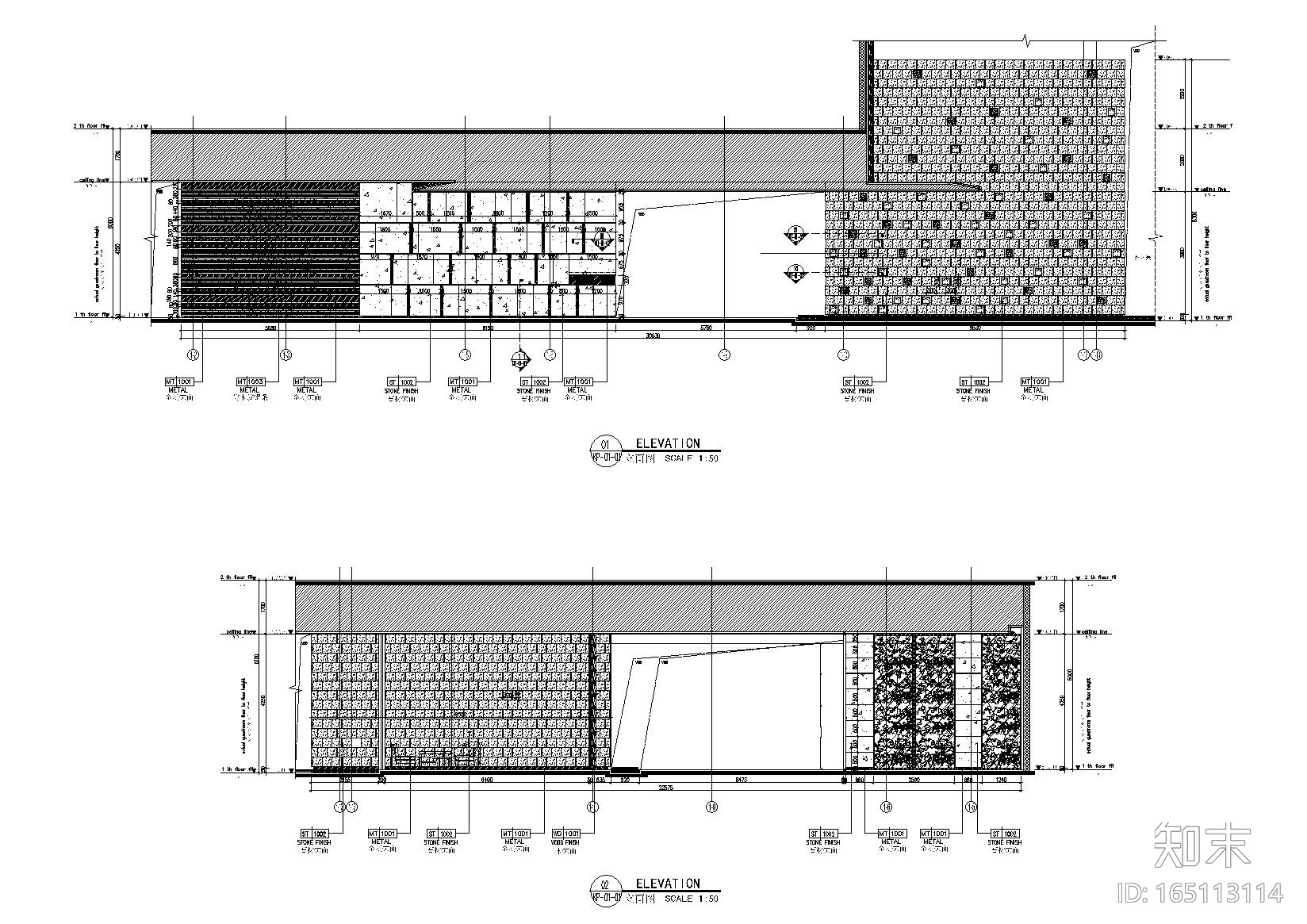 [福建]厦门希尔顿精选酒店施工图_附效果图cad施工图下载【ID:165113114】