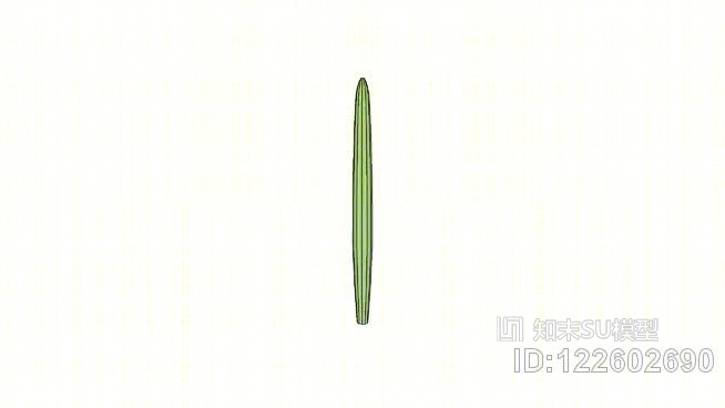 沙漠仙人掌矛树SU模型下载【ID:122602690】