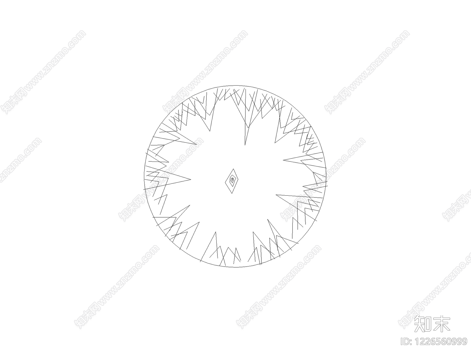 现代综合植物图库CAD图纸