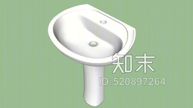 现代柱盆SU模型下载【ID:520897264】