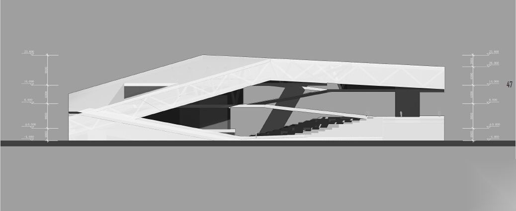 [深圳市]某版画基地美术馆（CAD+文本+效果图）cad施工图下载【ID:167398140】