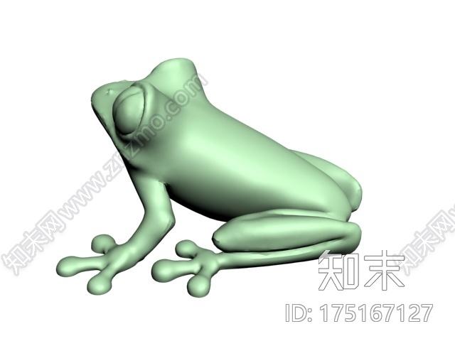 青蛙3d打印模型下载【ID:175167127】