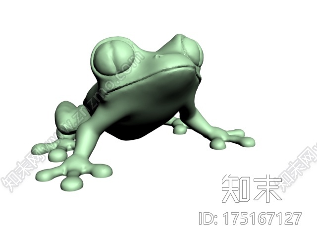 青蛙3d打印模型下载【ID:175167127】