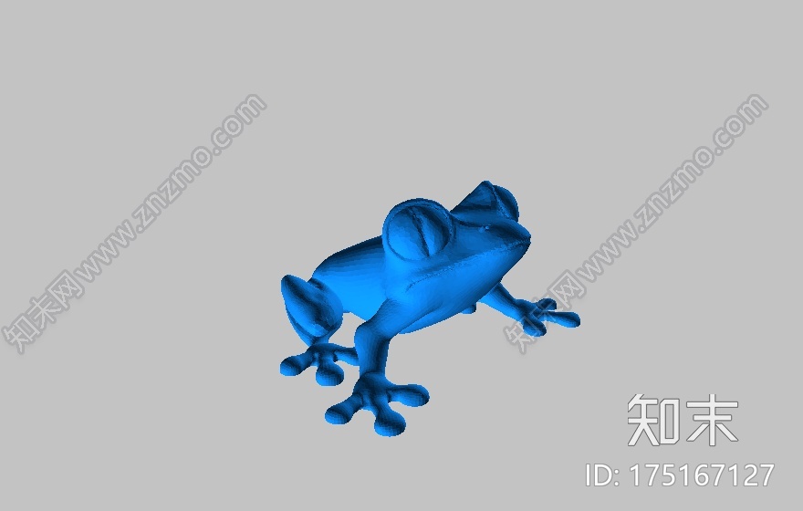 青蛙3d打印模型下载【ID:175167127】