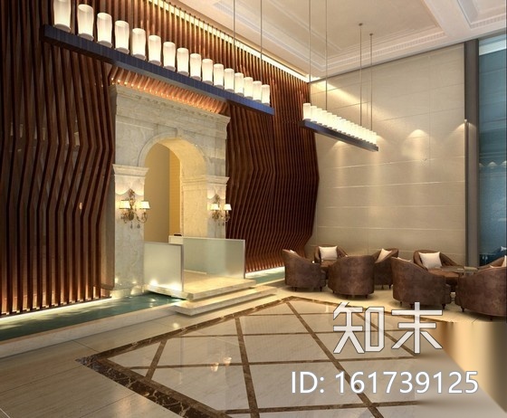 某国际购物中心售楼处室内装修图（含效果和实景）cad施工图下载【ID:161739125】